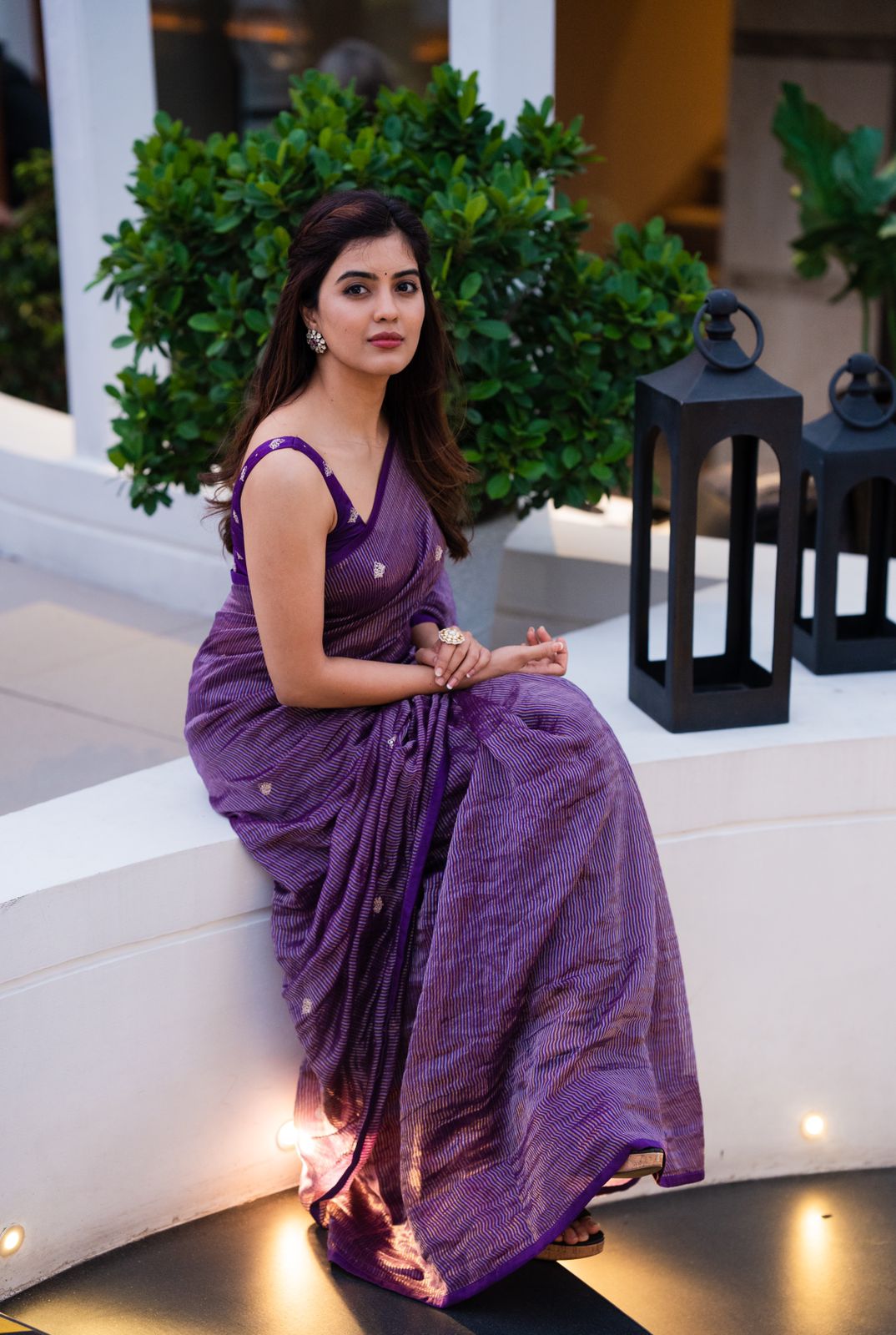 Amritha Aiyer in Vasudha Saree - ILMA