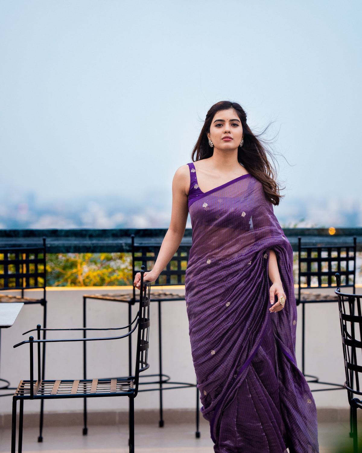 Amritha Aiyer in Vasudha Saree - ILMA