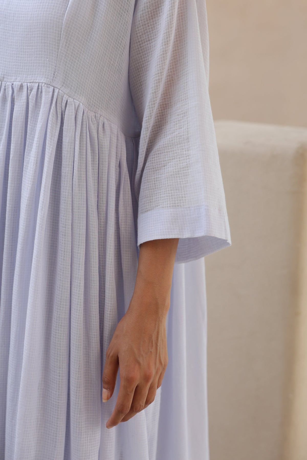 Celia Doriya Dress with Mulmul Inner - ILMA