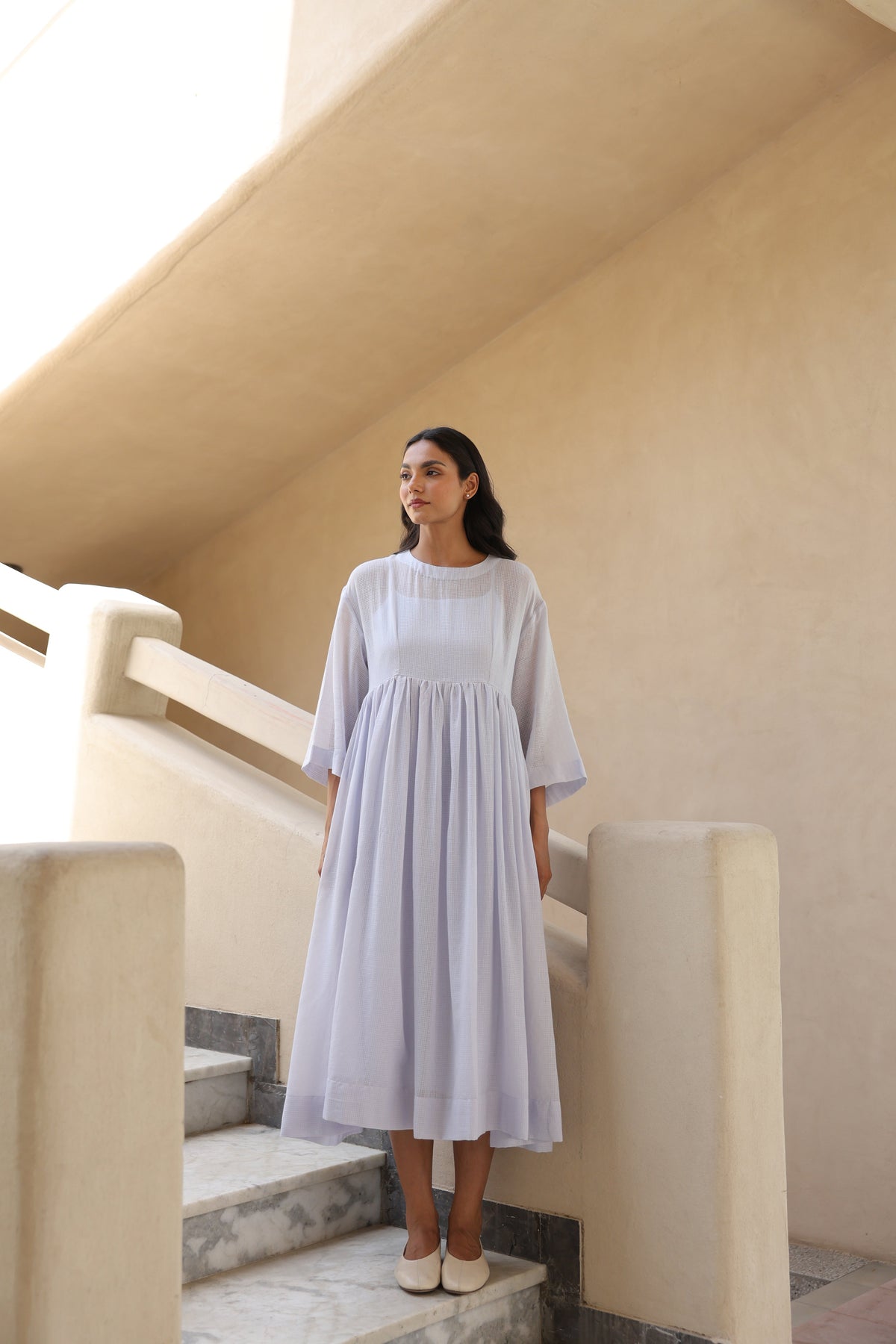 Celia Doriya Dress with Mulmul Inner - ILMA