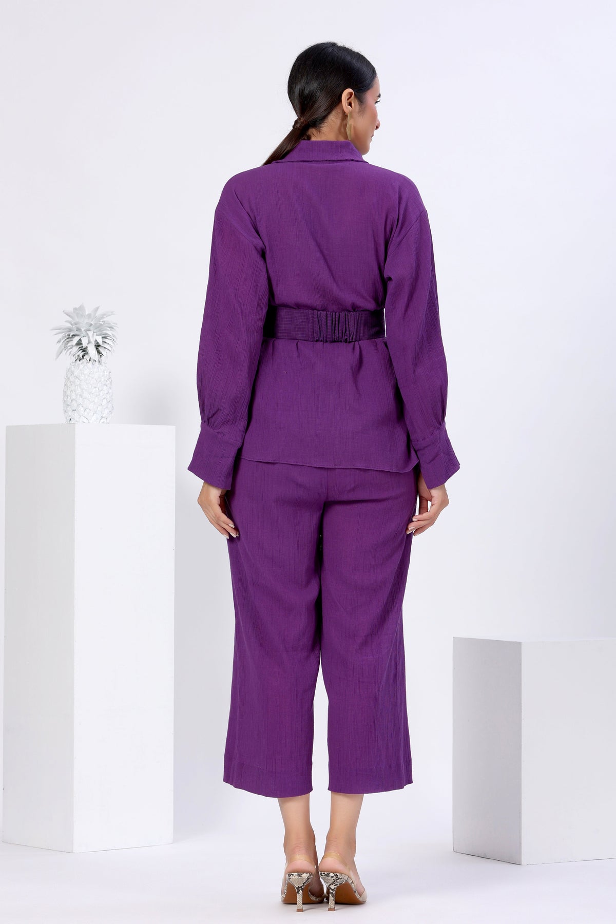 Co-ord Set with Belt - ILMA