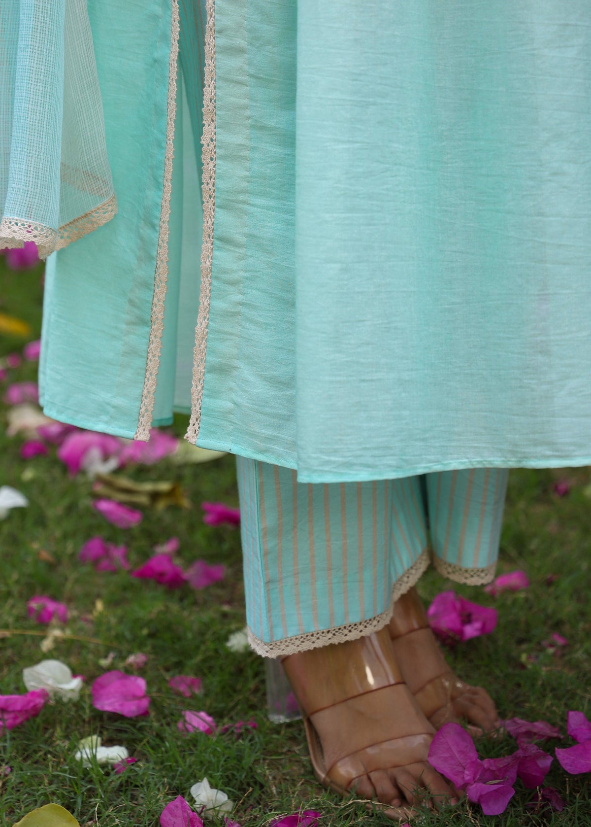 DAISY Ombre 3/4 Sleeves Suit Set - ILMA