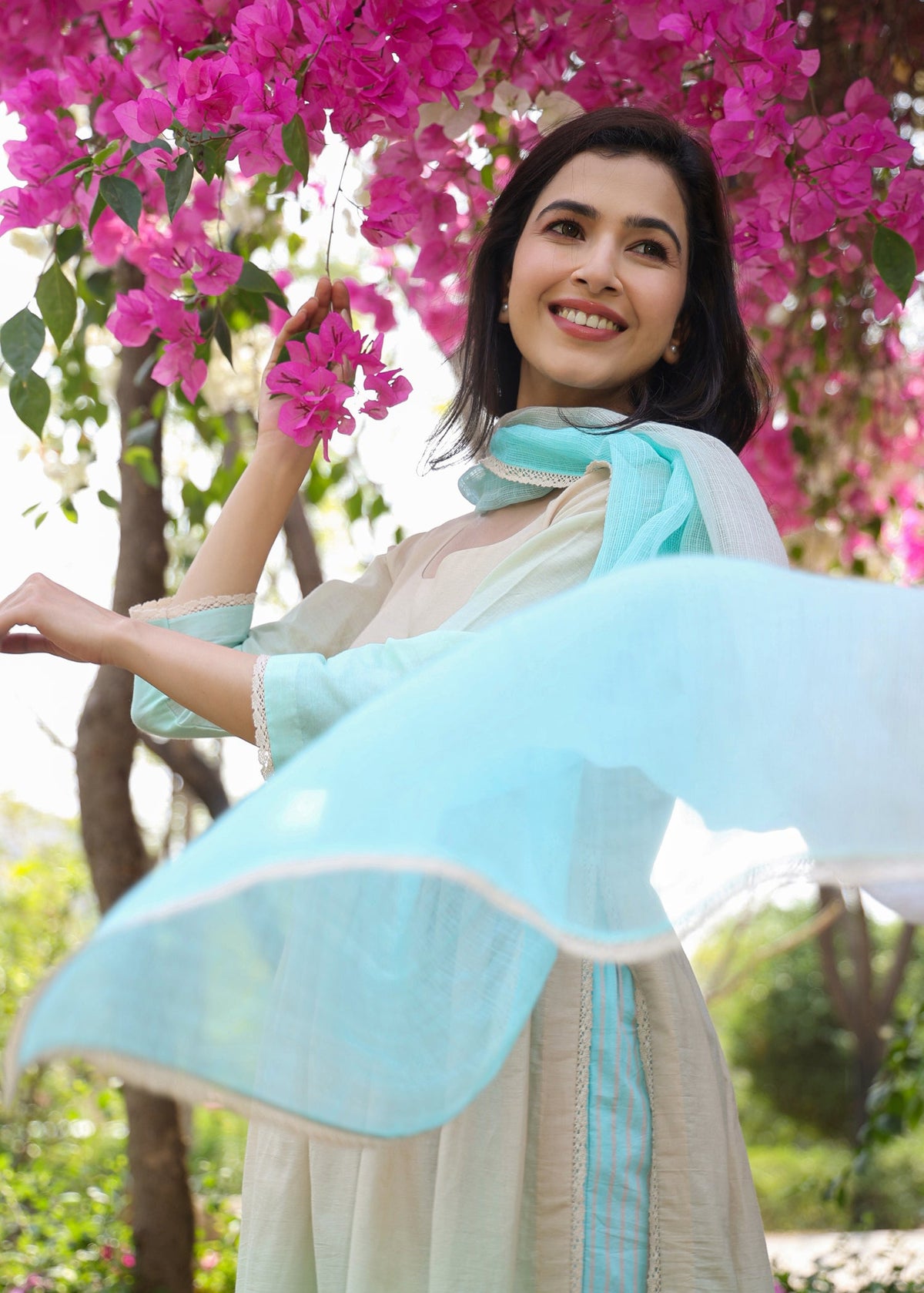 DAISY Ombre 3/4 Sleeves Suit Set - ILMA