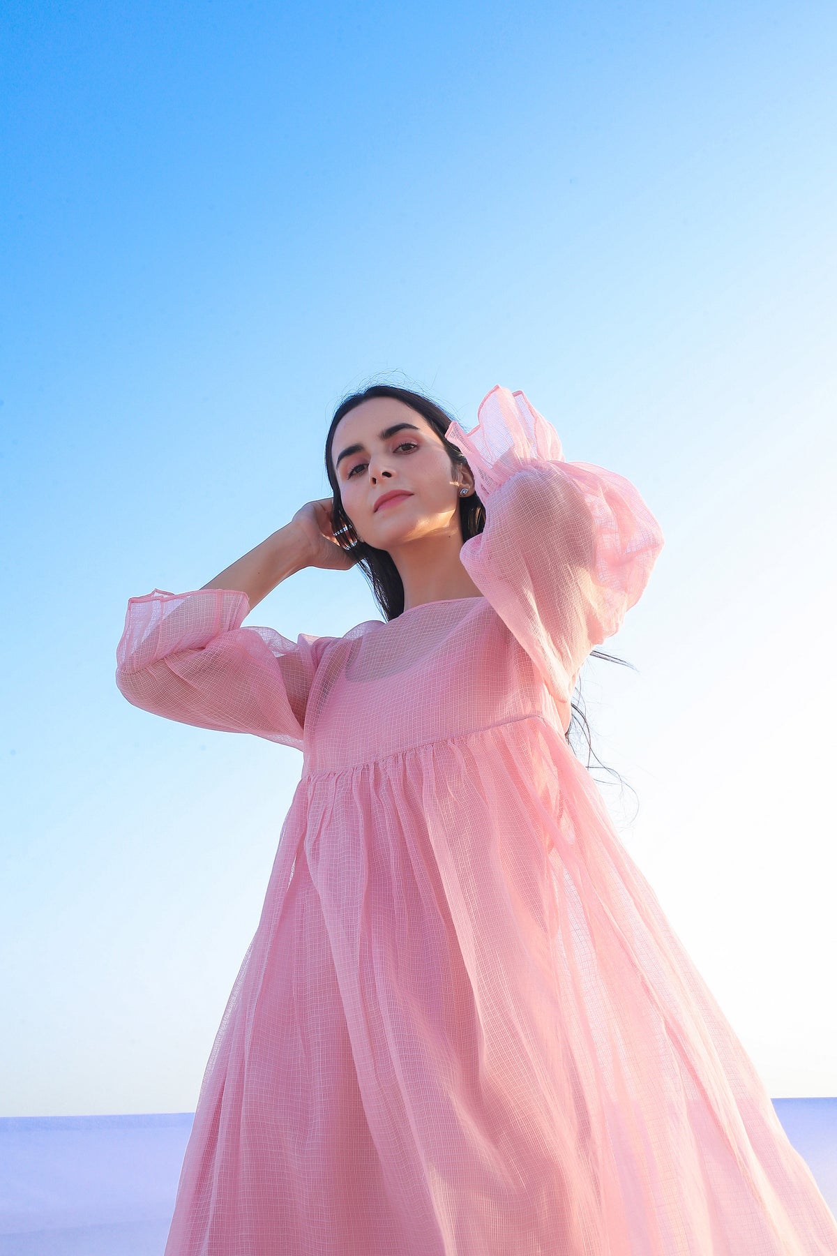 Doria Dress with Poet Sleeves - ILMA