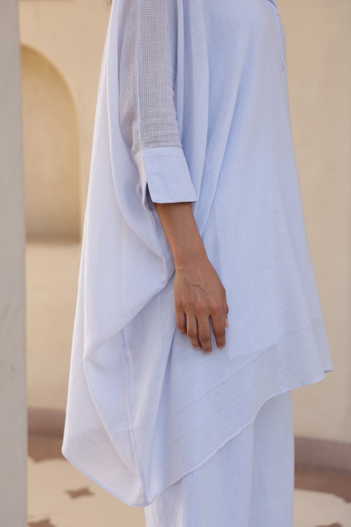 Haze Relaxed Fit Co-ord with Linen Culottes - ILMA