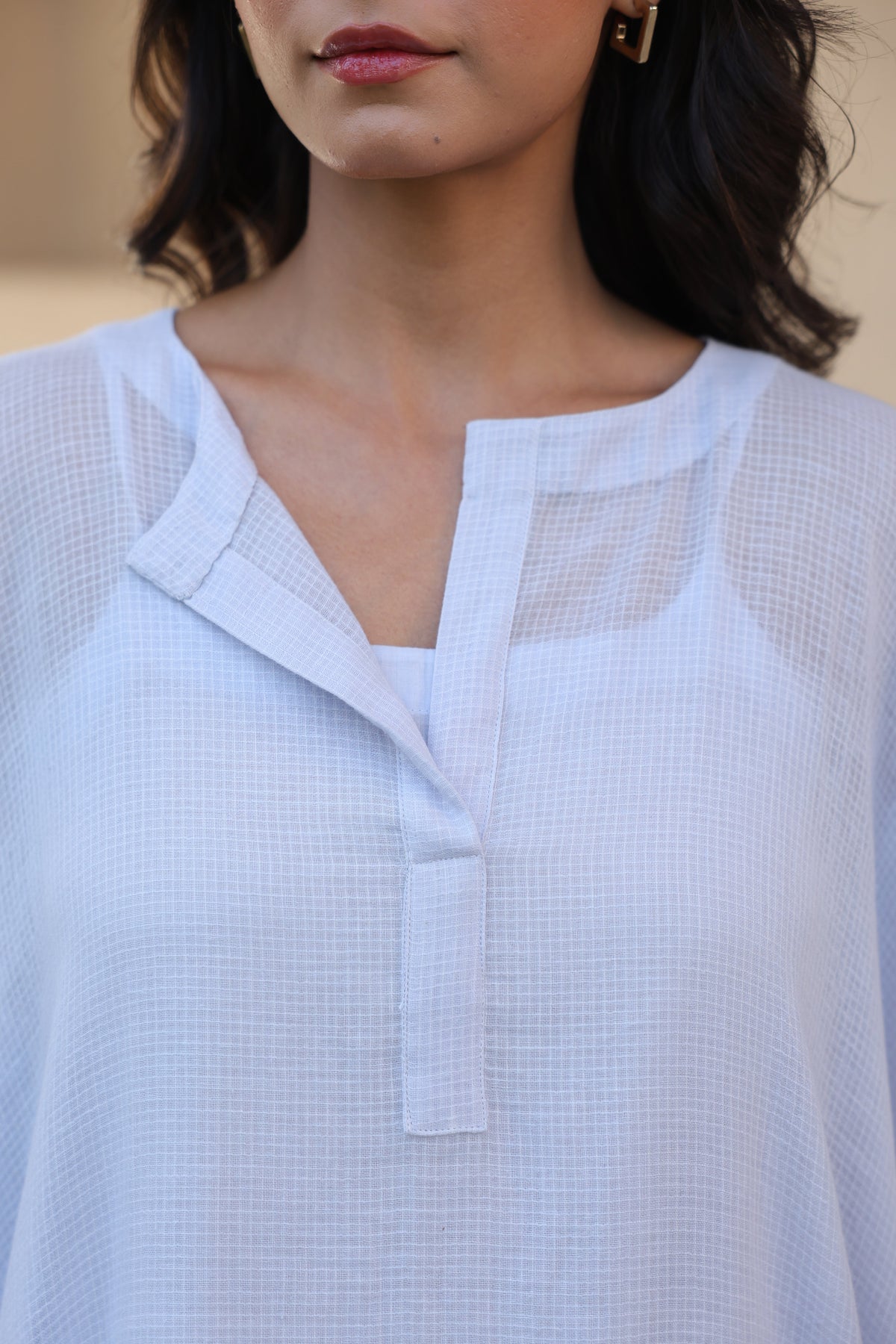 Haze Relaxed Fit Co-ord with Linen Culottes - ILMA