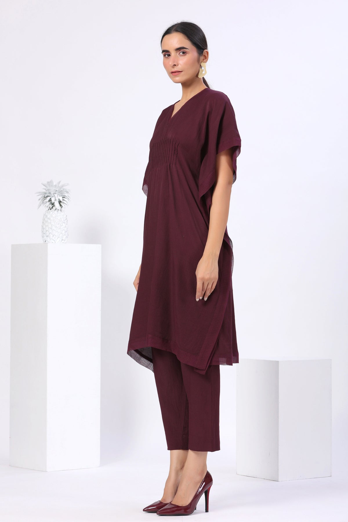 Kaftan Set with Doriya Detailing - ILMA