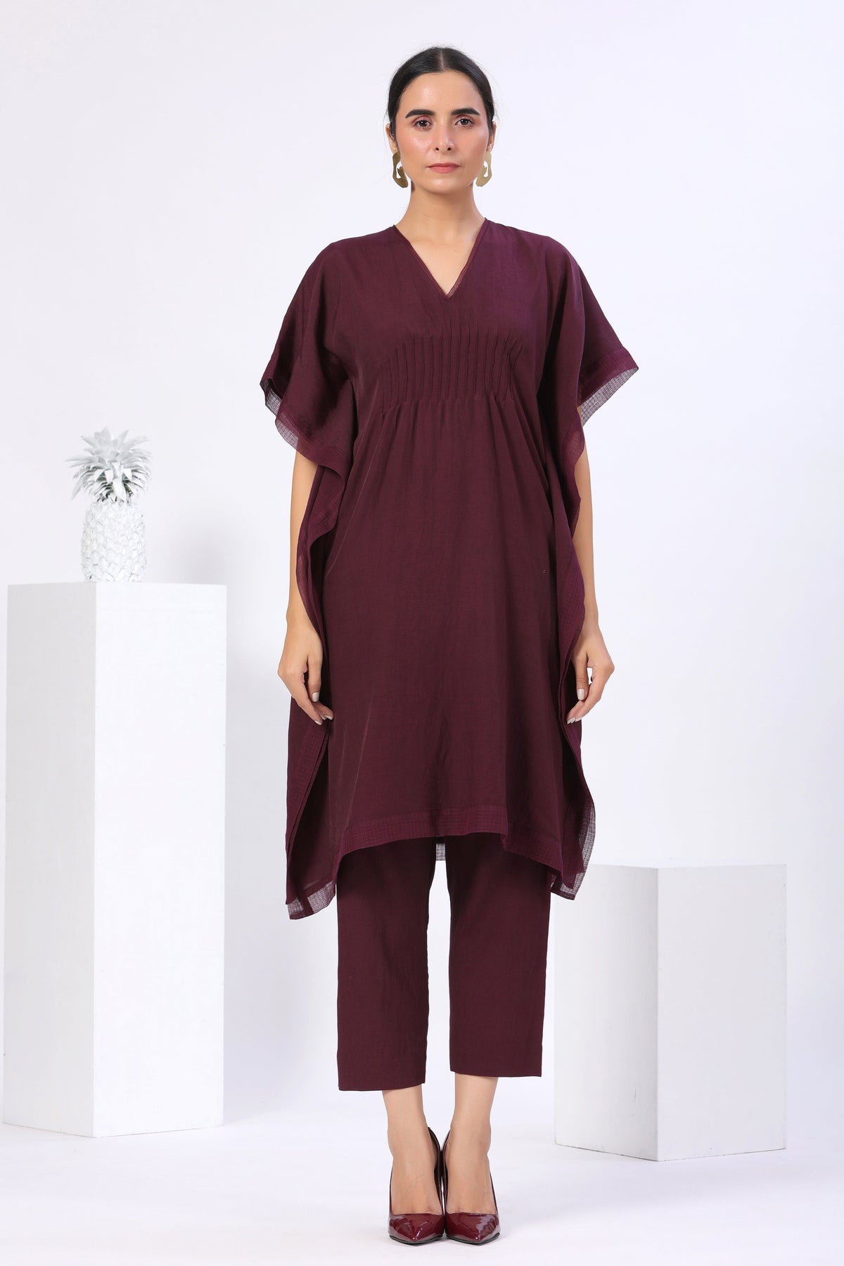 Kaftan Set with Doriya Detailing - ILMA