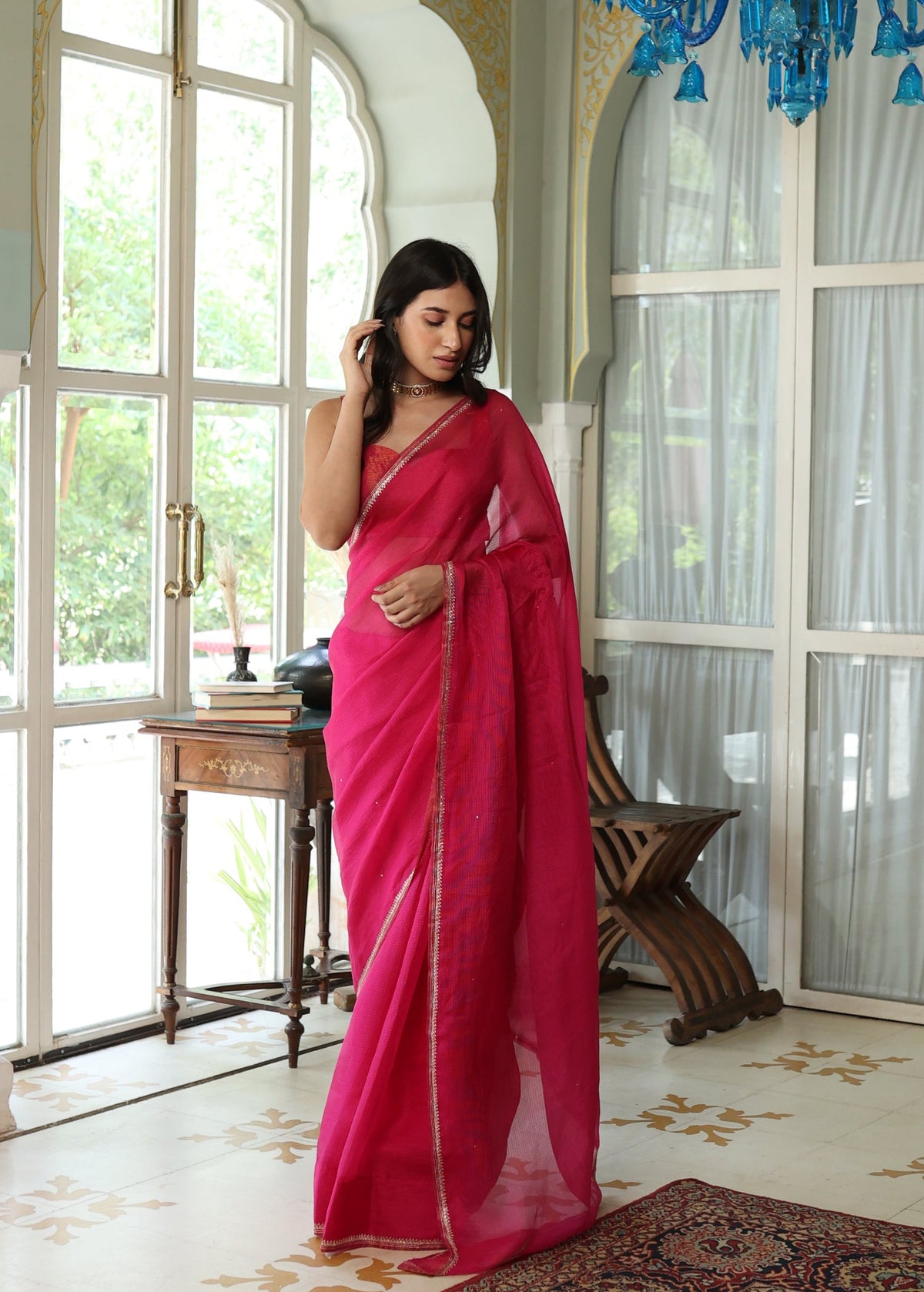 Lavanya Saree with Kota Tissue Blouse - ILMA