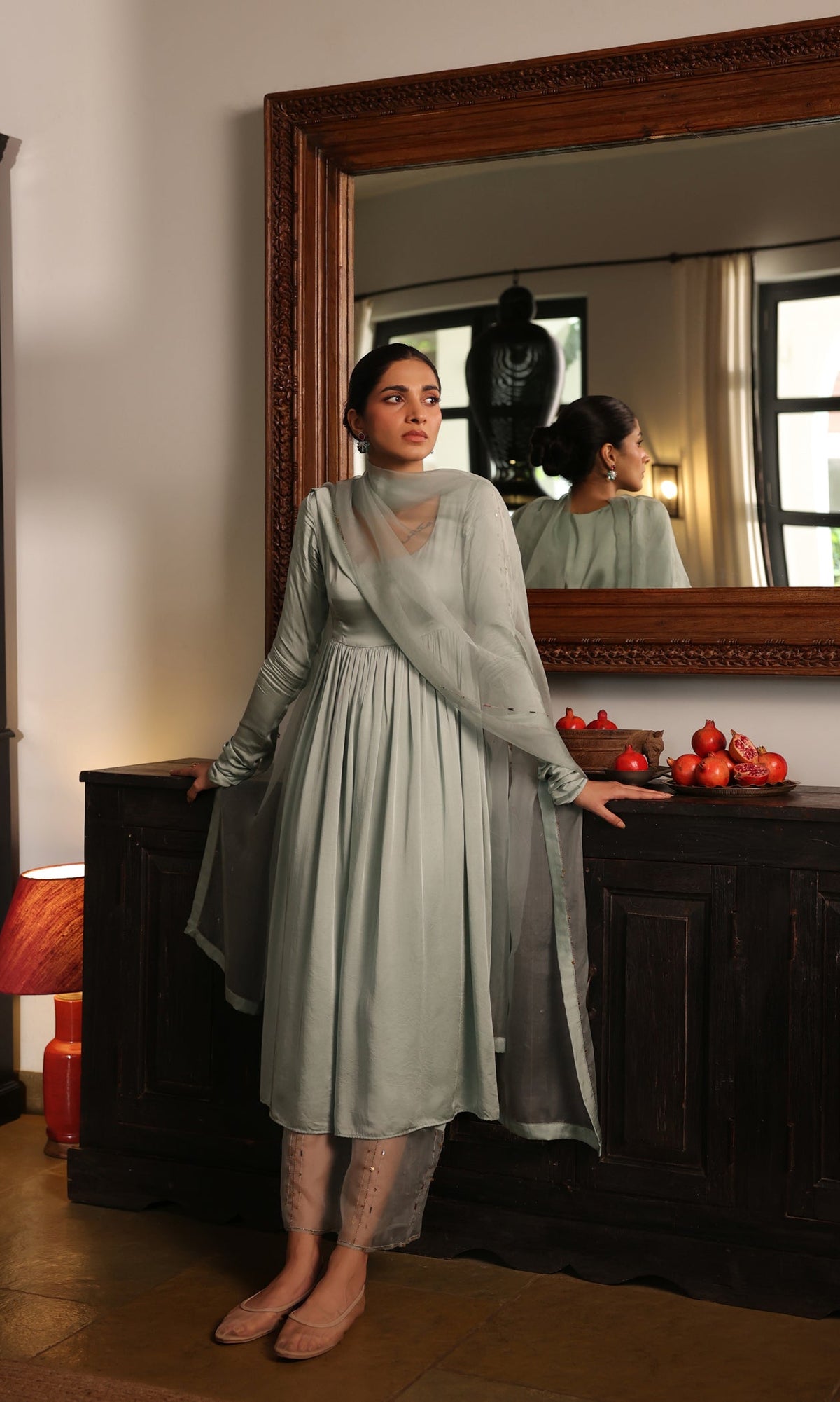 LEHER Anarkali Suit Set - ILMA