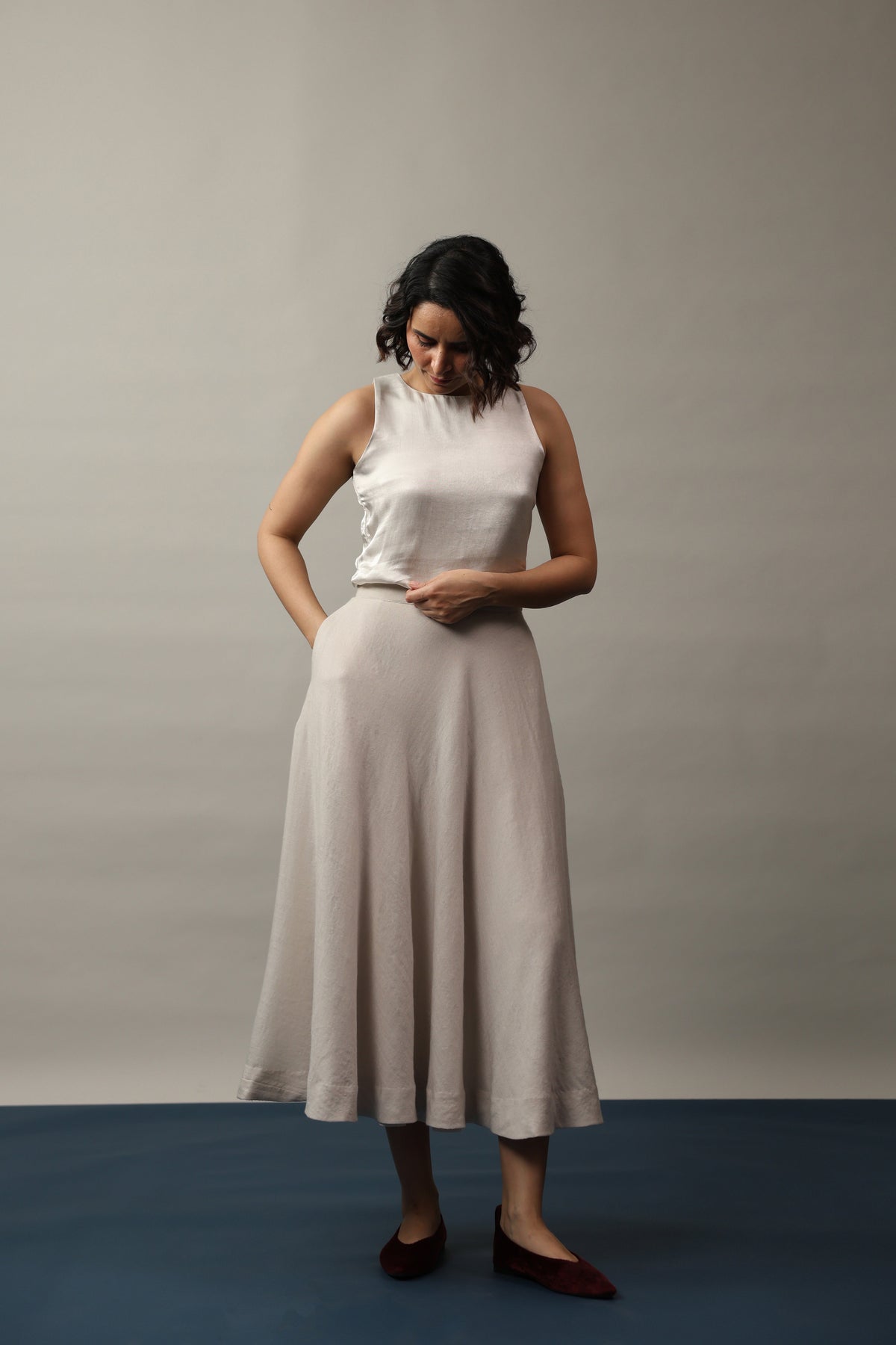 Luna Skirt Co-ord Set with Scarf - ILMA