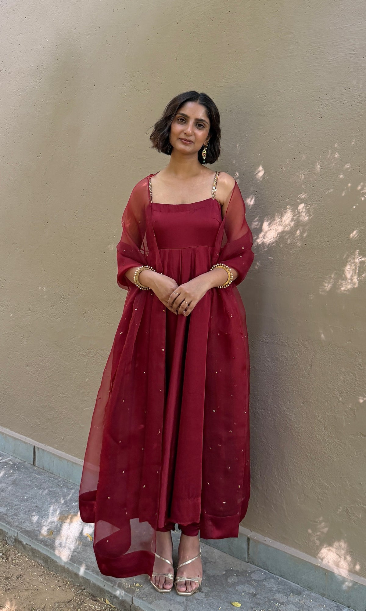 Nitasha in Naina Anarkali Set - ILMA