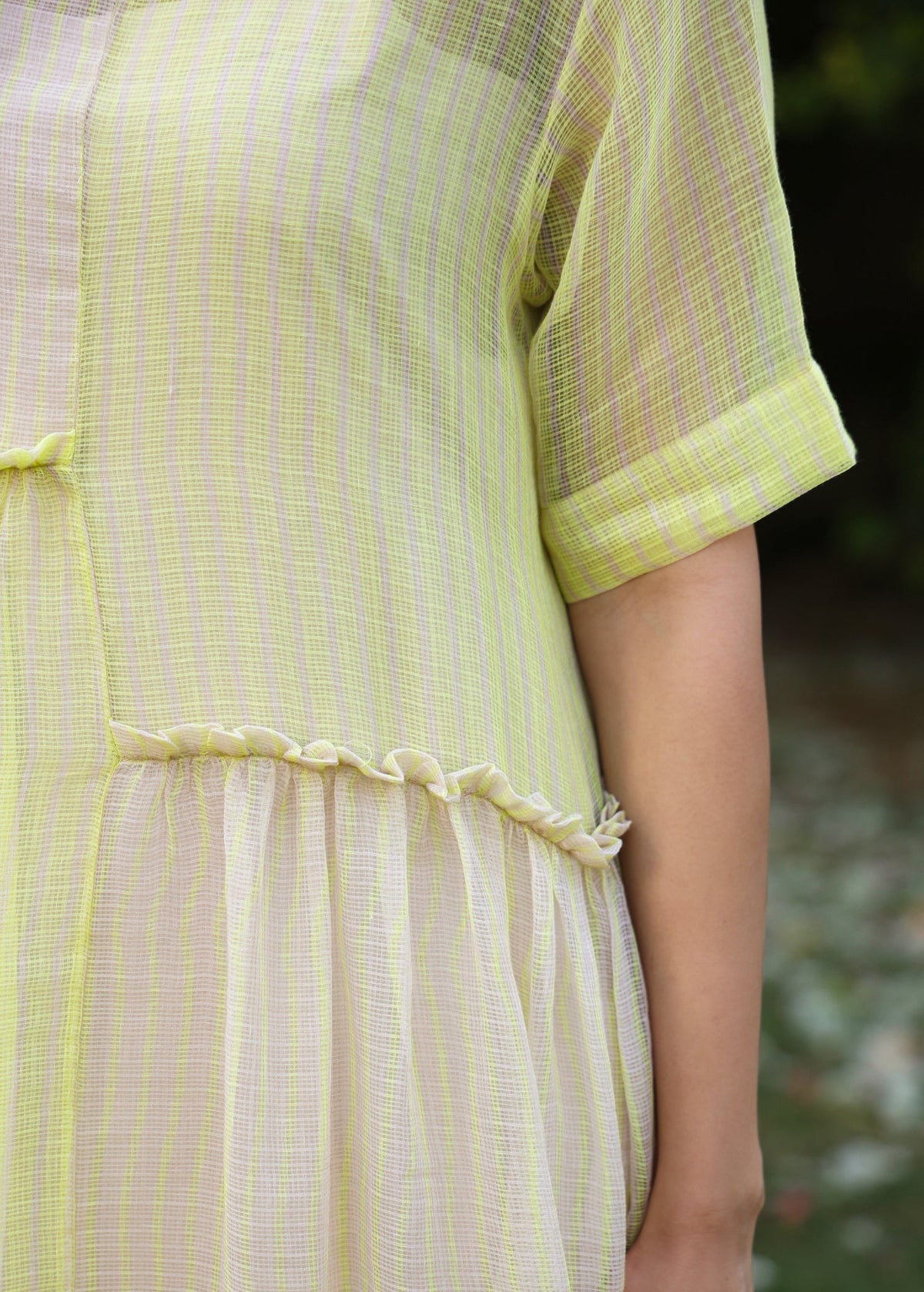 PRIMROSE Asymmetrical Detail Doriya Dress - ILMA
