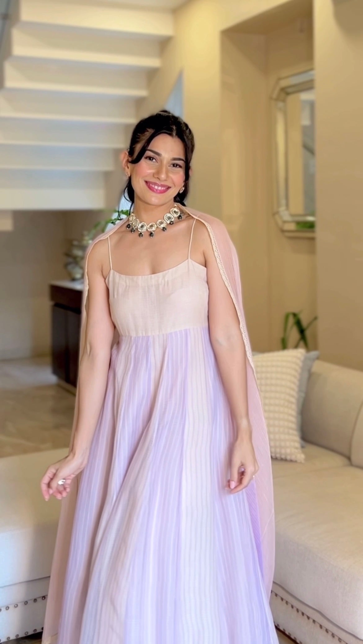 Radhika Diwan in Jasmine Suit Set - ILMA