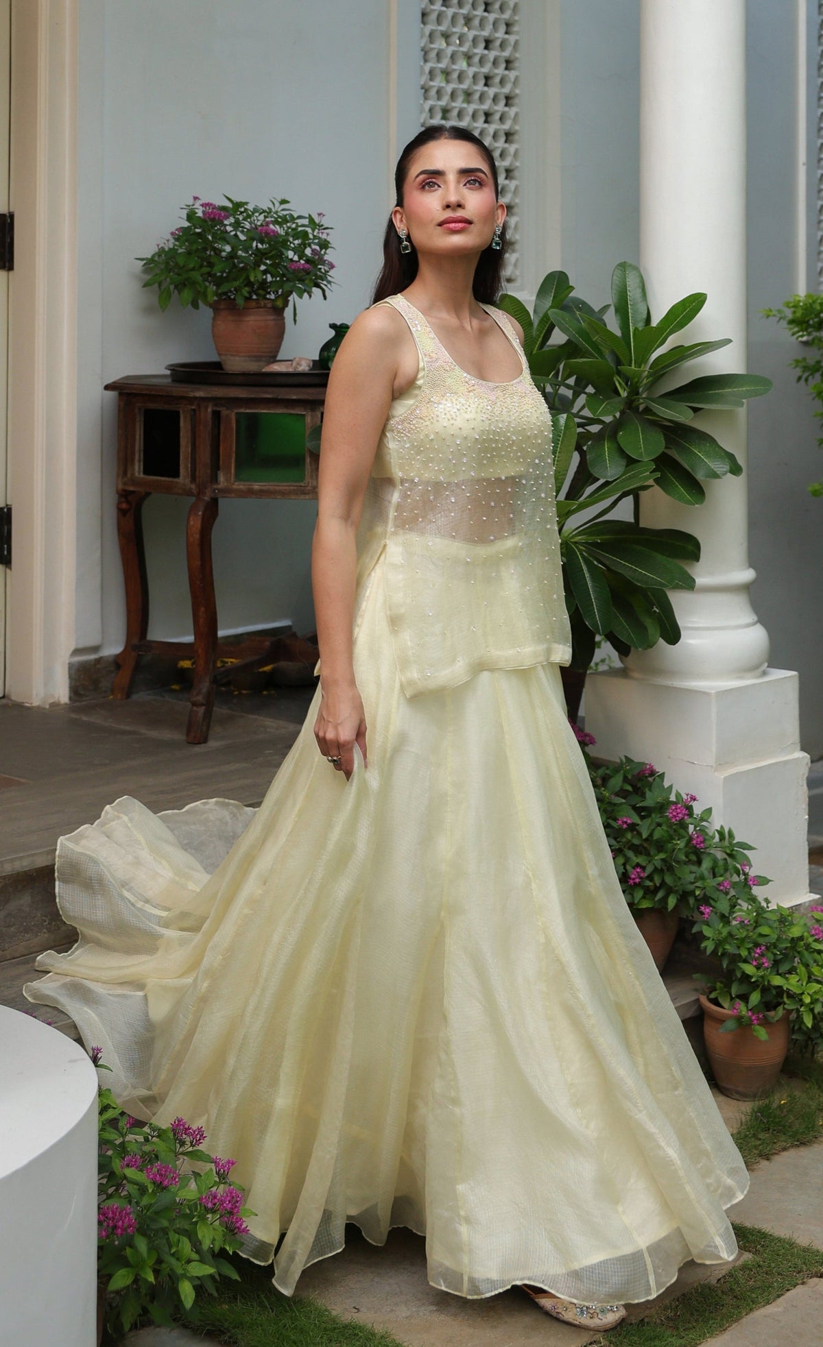 Sonali in Suhana Lehanga Set with Dupatta - ILMA