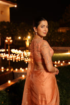 Bhavyata in ALAYA Saree with Hand Embellished Blouse - ILMA