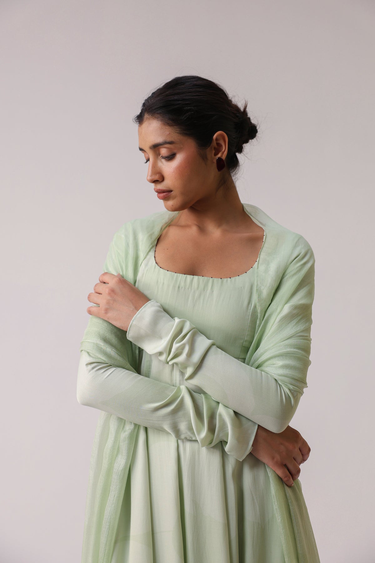 Bloom Chant Anarkali Set - ILMA