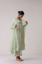 Bloom Chant Anarkali Set - ILMA