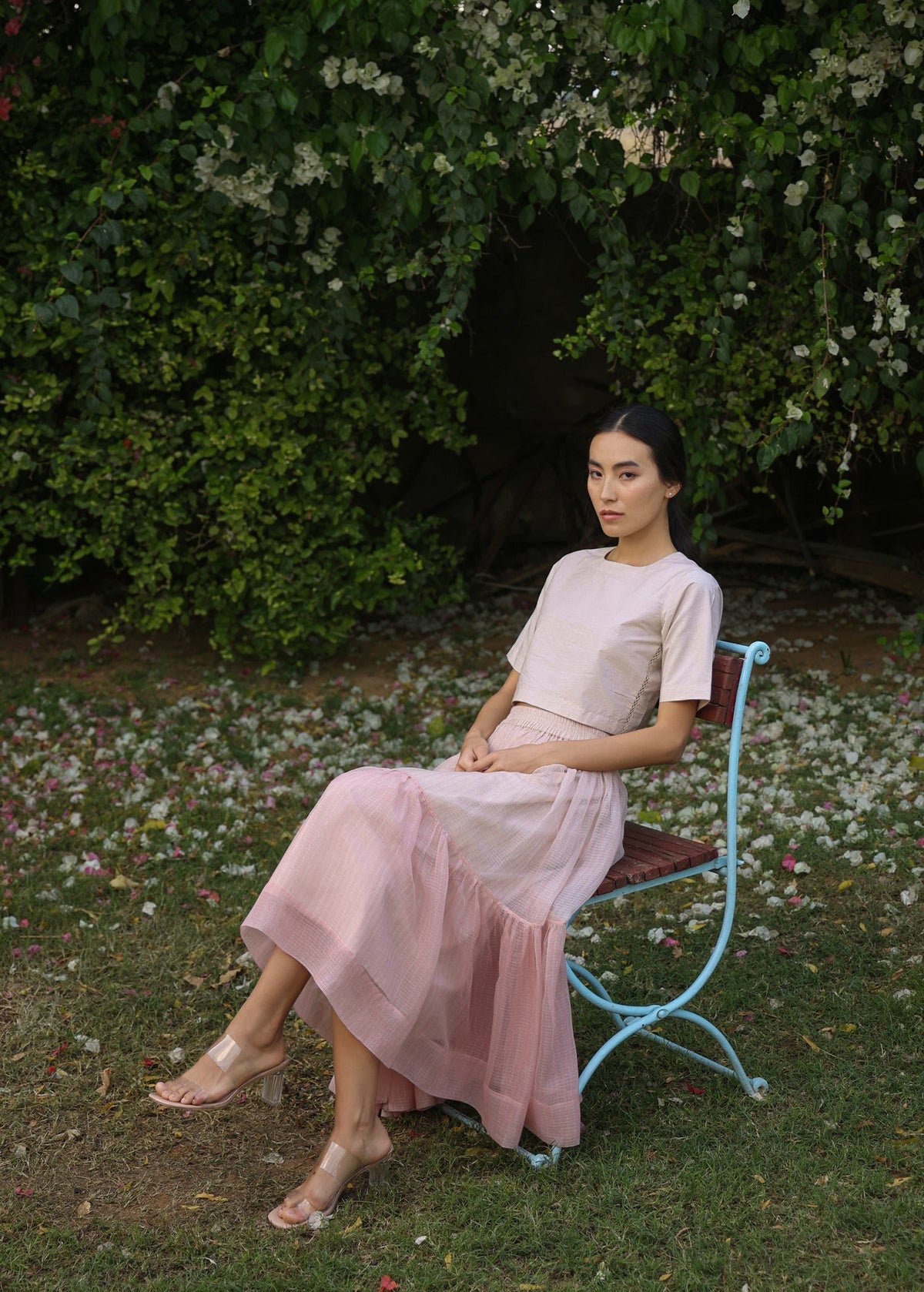 BLOSSOM Skirt with Cropped Top - ILMA