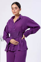 Co-ord Set with Belt - ILMA