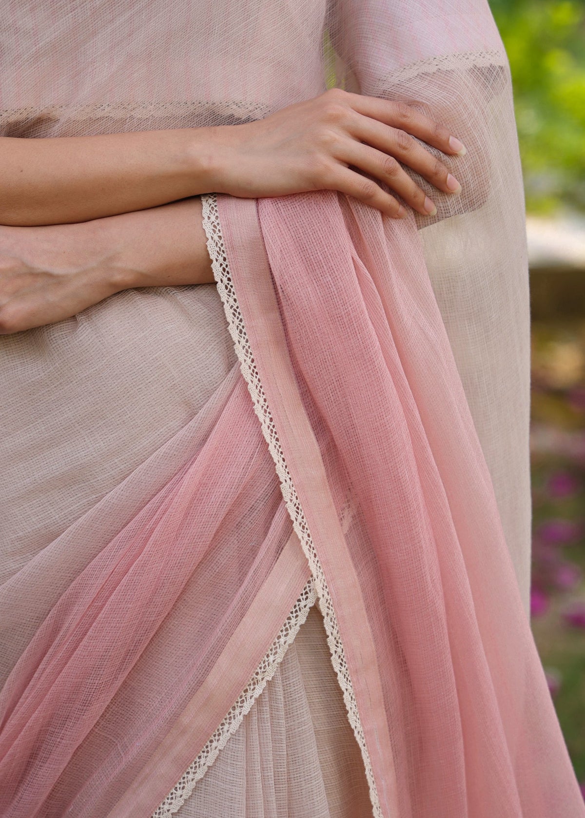 DAHLIA Ombre Saree with Blouse - ILMA