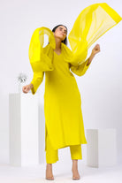 Full Sleeves Straight Cut Suit Set - ILMA