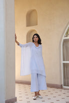 Haze Relaxed Fit Co-ord with Linen Culottes - ILMA