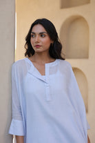 Haze Relaxed Fit Co-ord with Linen Culottes - ILMA