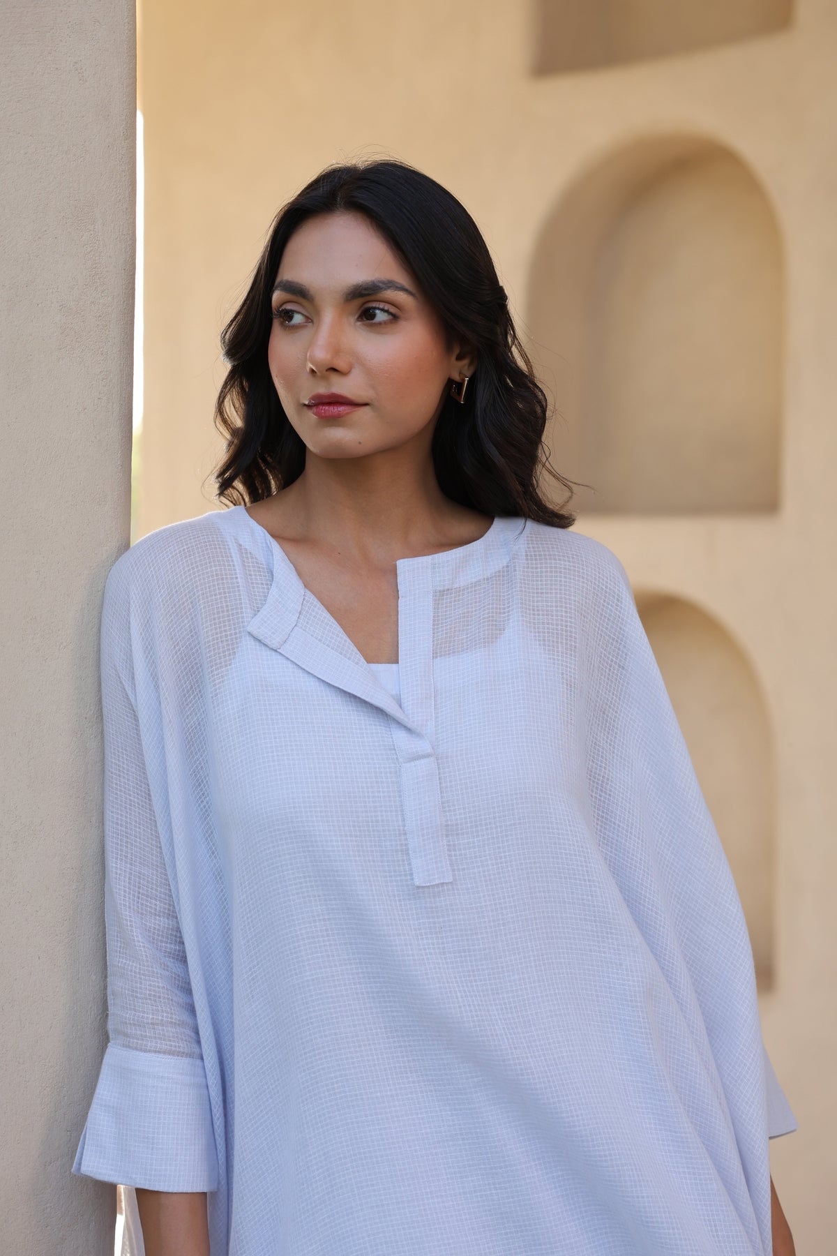 Haze Relaxed Fit Co-ord with Linen Culottes - ILMA