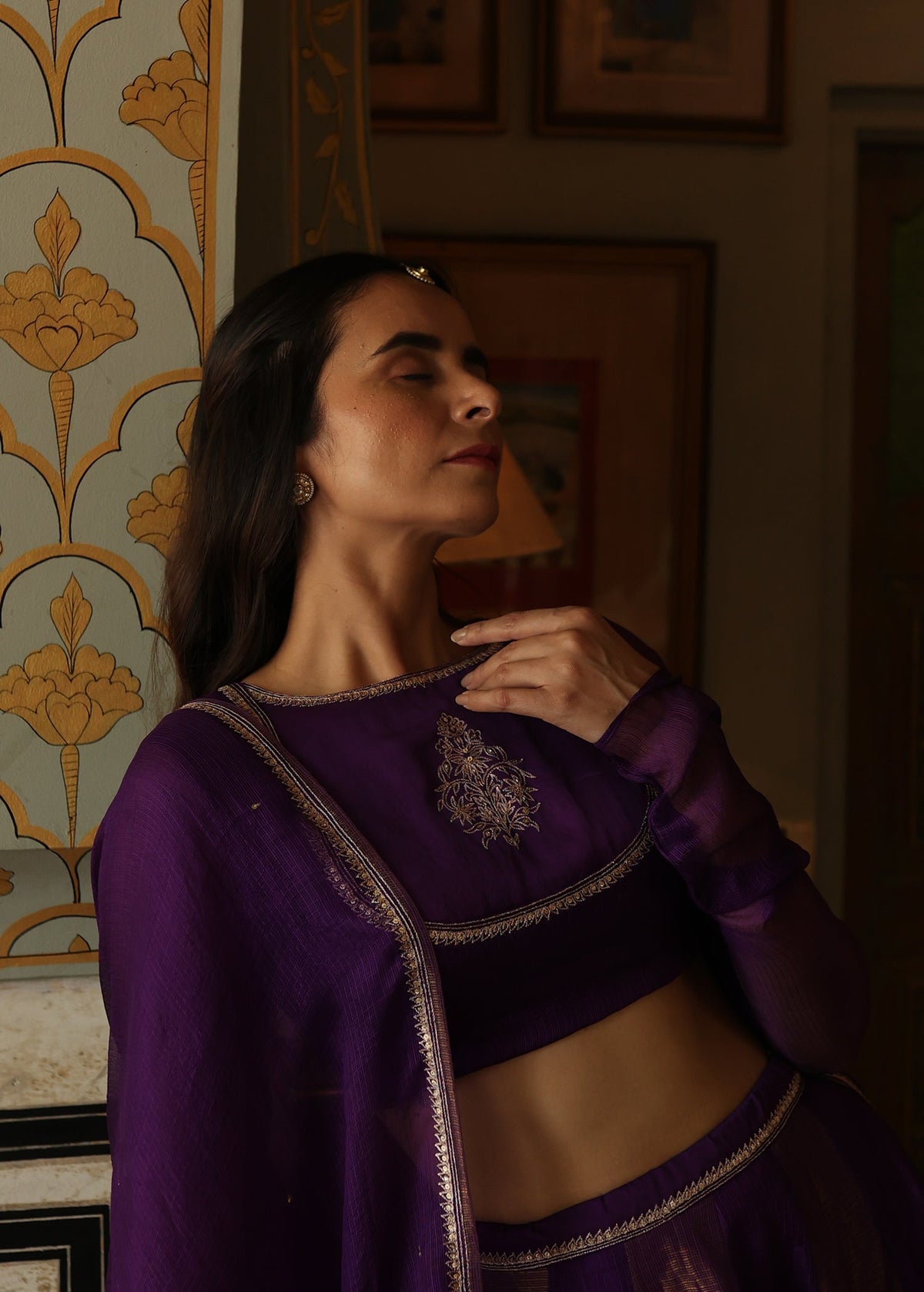 Isha Bora in Ruhi Lehanga Set - ILMA