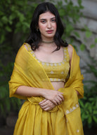 Isha Bora in Sunehri Lehanga Set - ILMA