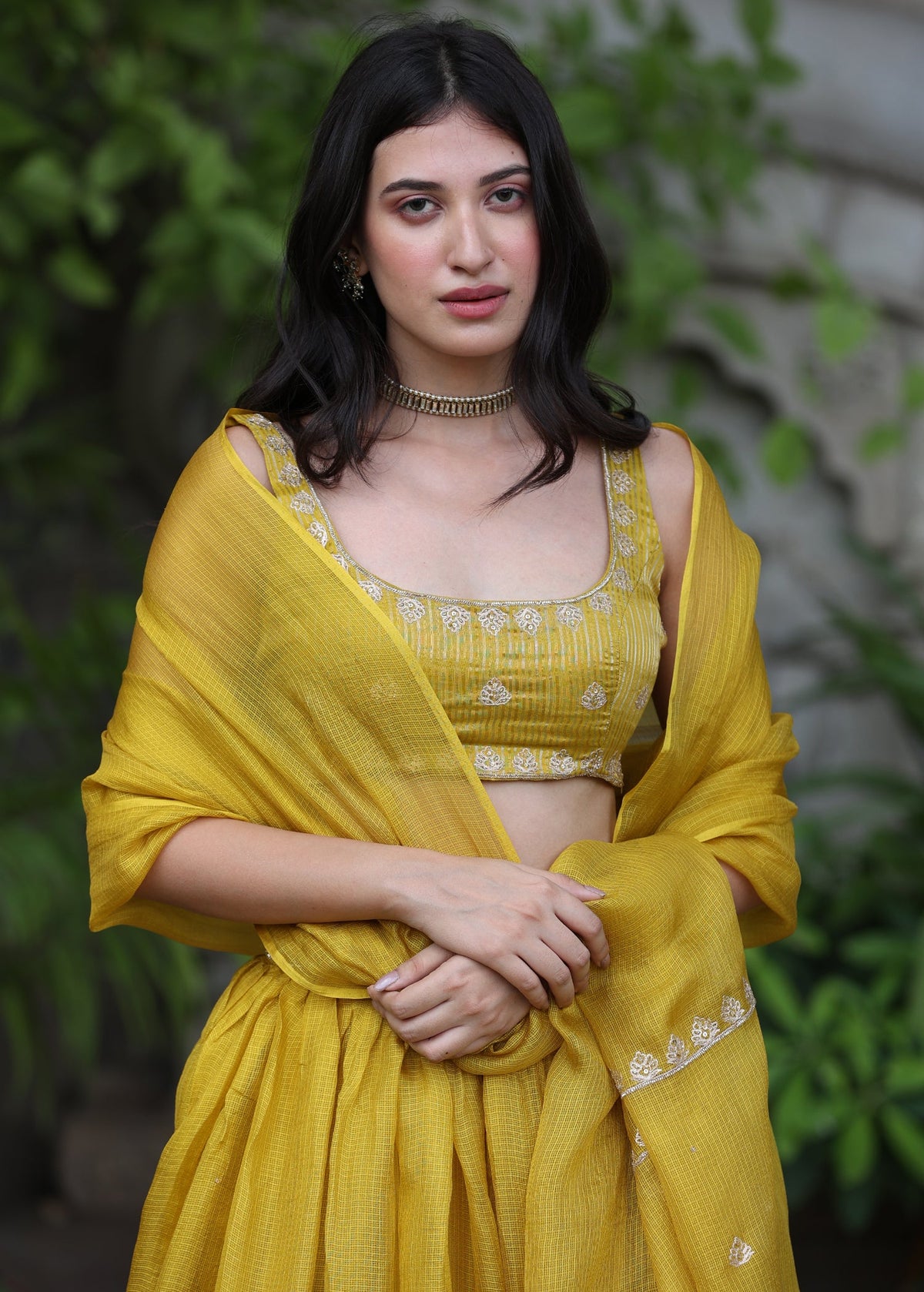 Isha Bora in Sunehri Lehanga Set - ILMA