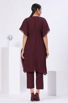 Kaftan Set with Doriya Detailing - ILMA