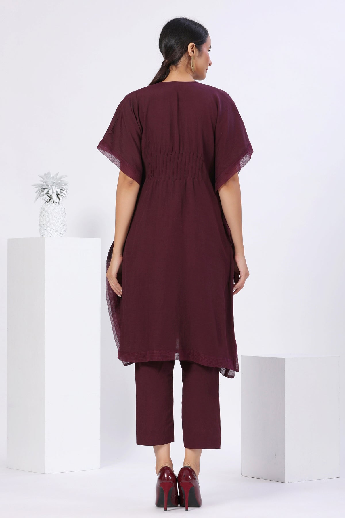 Kaftan Set with Doriya Detailing - ILMA