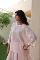 Kanchan in White Harper Set - ILMA