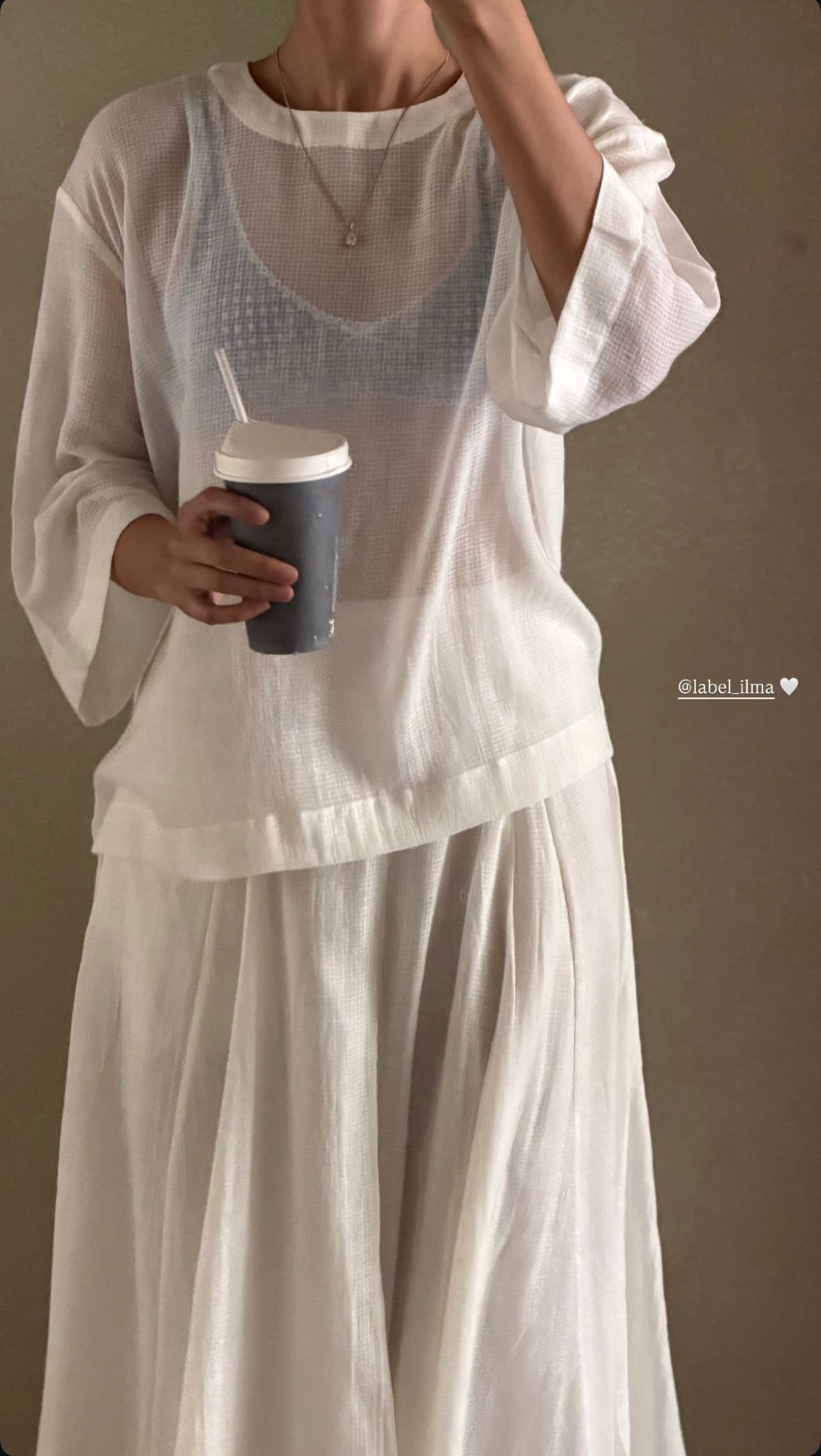 Kanchan in White Harper Set - ILMA