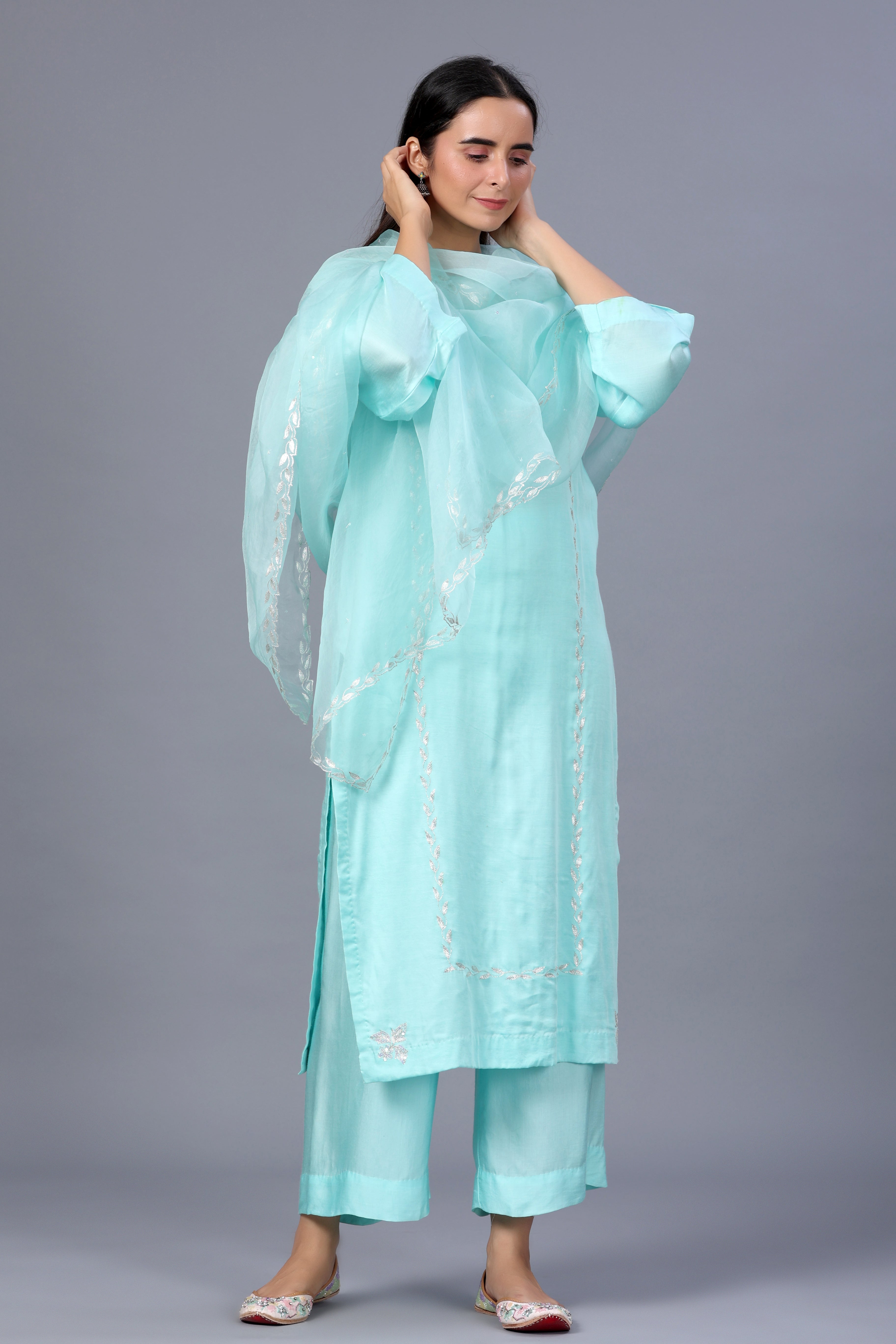 Kashmiri Salwar Kameez Set - ILMA