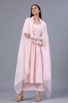 Kritika Kamra in Baby Pink Mulmul Suit Set - ILMA
