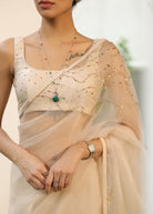 Lekha Saree with with Hand Embellished Blouse - ILMA