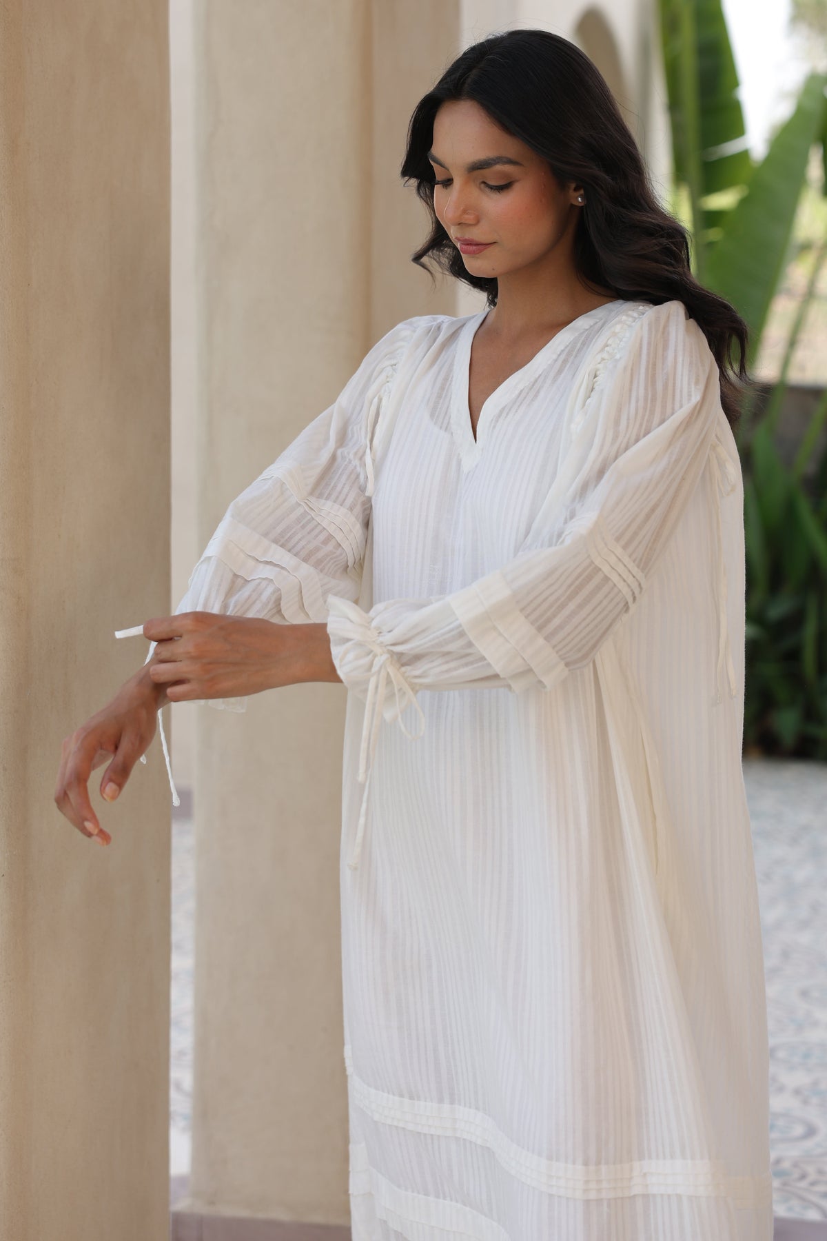 Lena Tie-Up Dress - ILMA