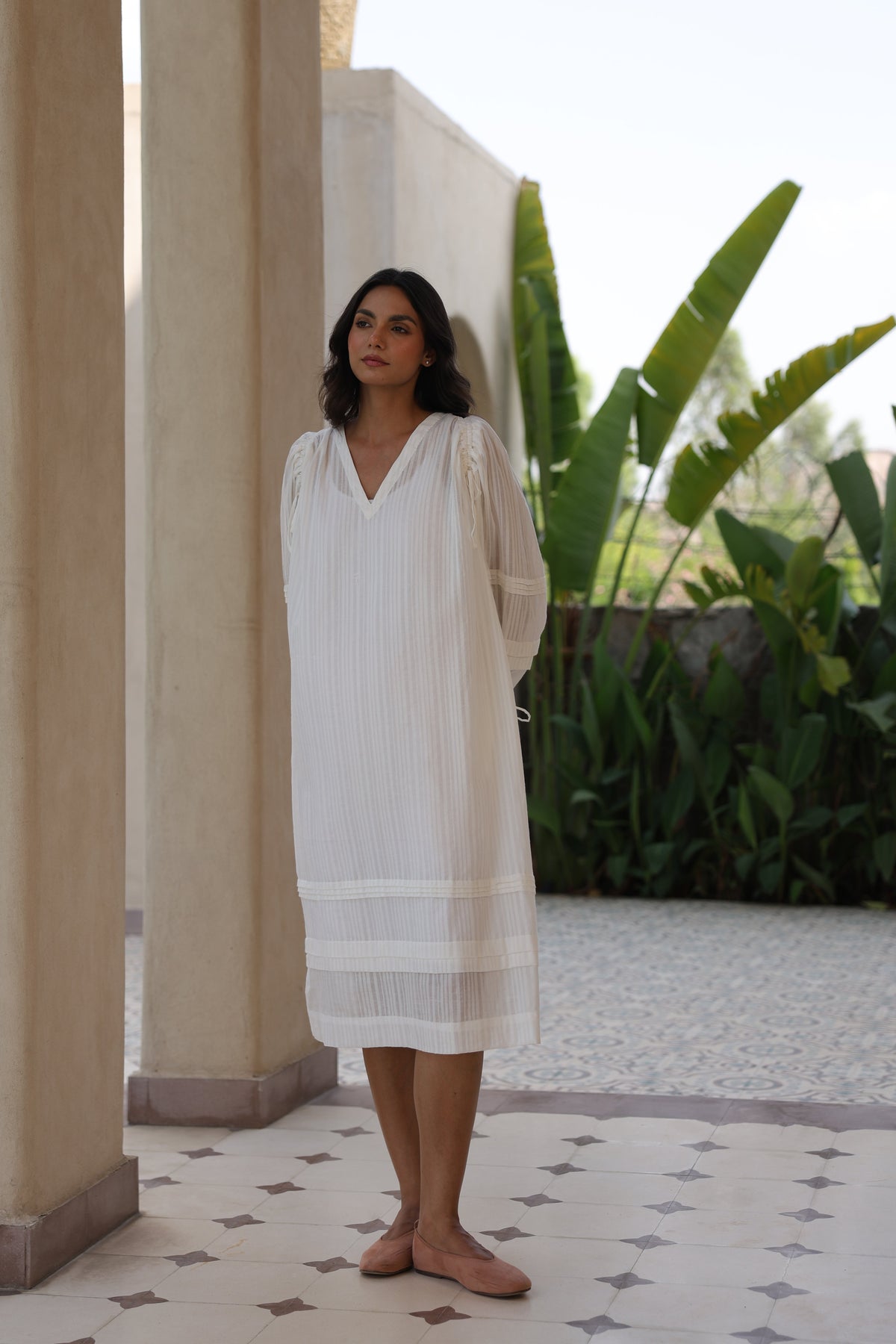 Lena Tie-Up Dress - ILMA