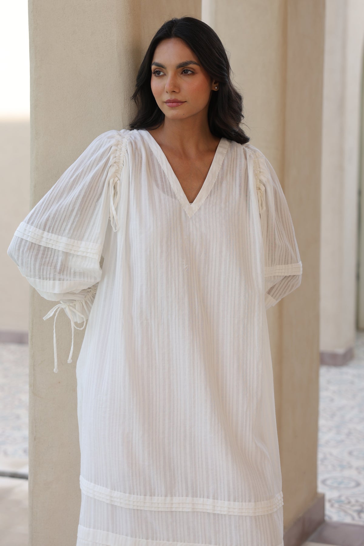 Lena Tie-Up Dress - ILMA
