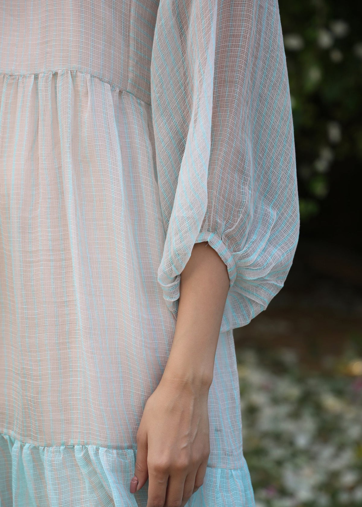 LILY OF THE VALLEY Panelled Doriya Dress - ILMA