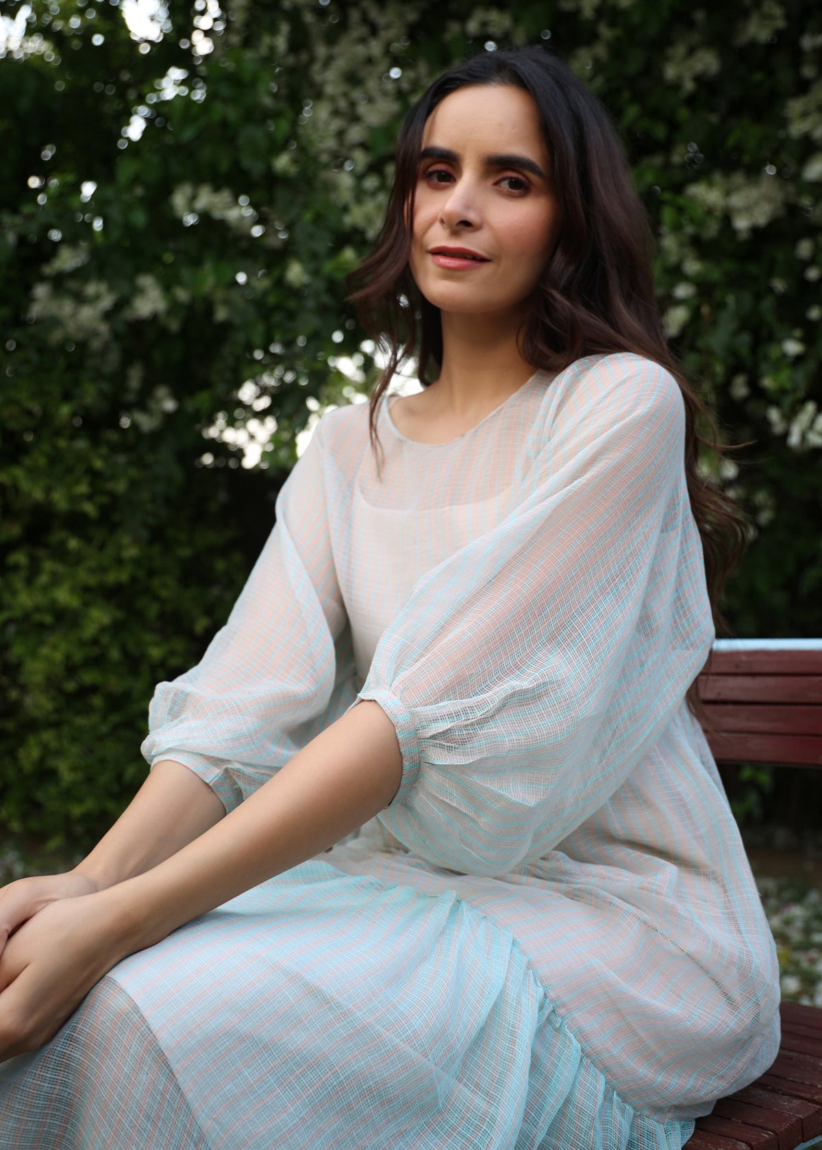 LILY OF THE VALLEY Panelled Doriya Dress - ILMA