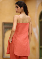 Linen Spaghetti Kurta Set - ILMA