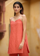 Linen Spaghetti Kurta Set - ILMA
