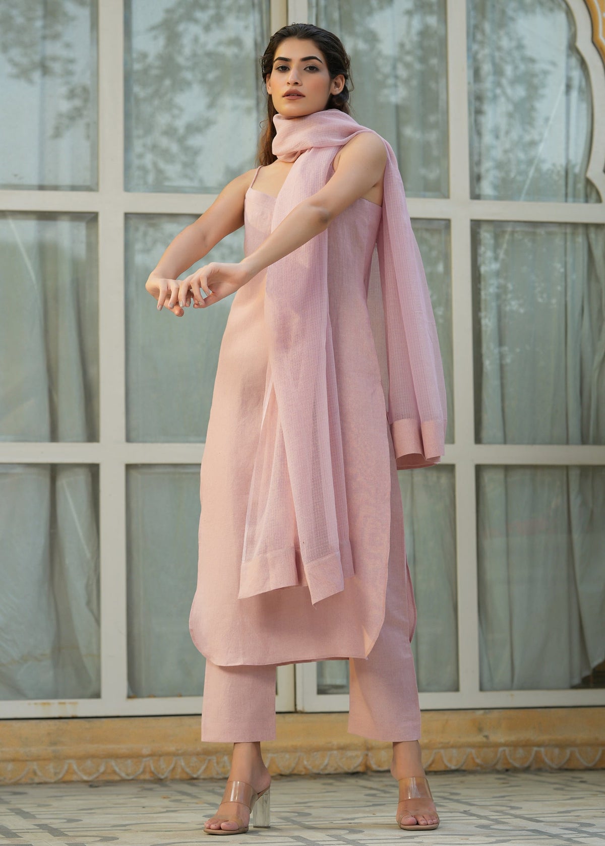 Linen Spaghetti Suit Set - ILMA