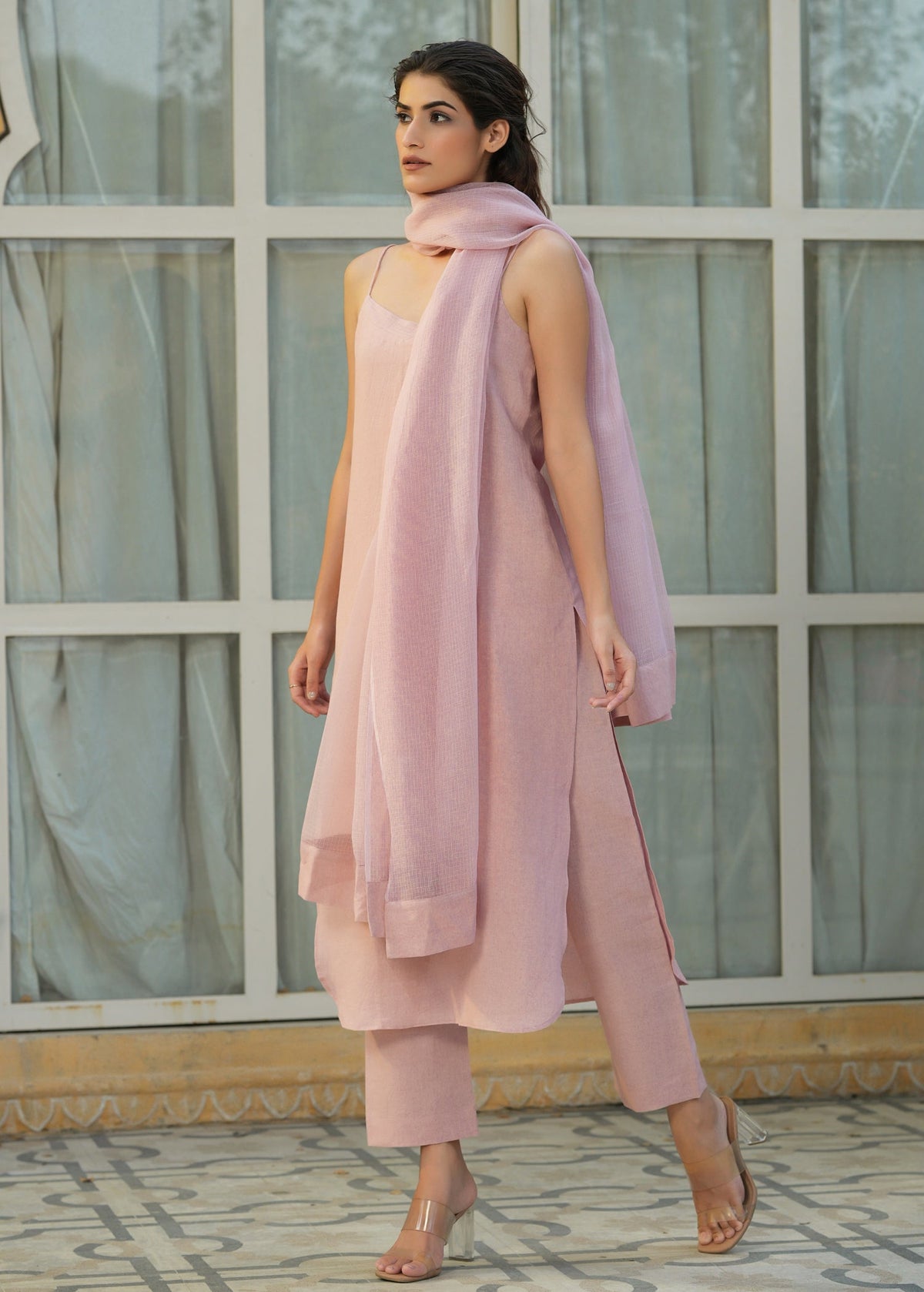 Linen Spaghetti Suit Set - ILMA