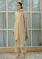 Linen V-Neck Suit Set - ILMA
