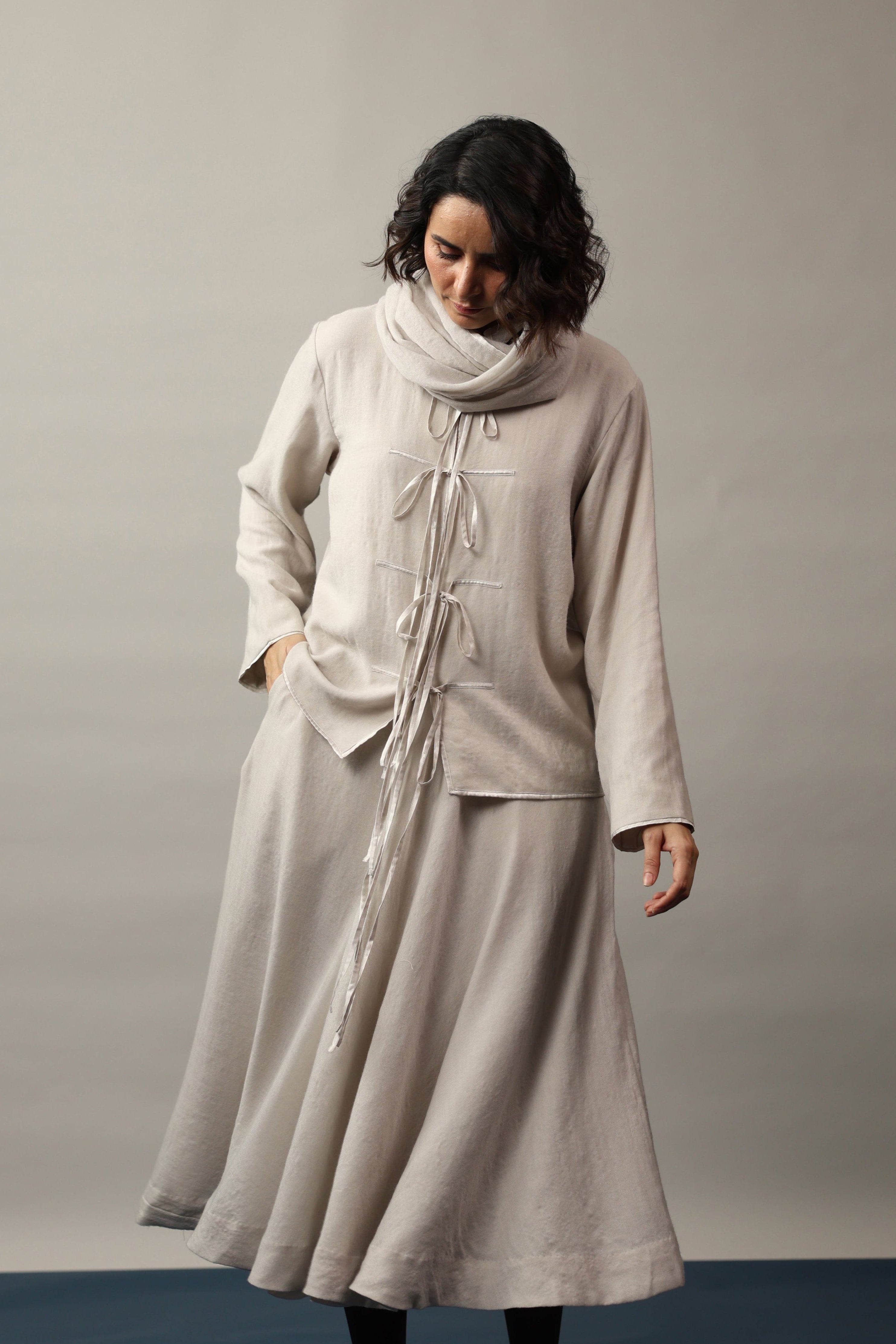 Luna Skirt Co-ord Set with Scarf - ILMA